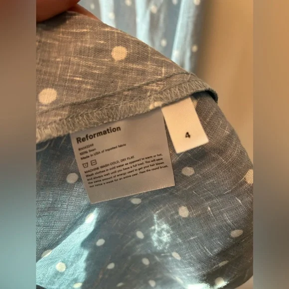 Reformation Belgium Dress in Polka Dot - Picture 4 of 4